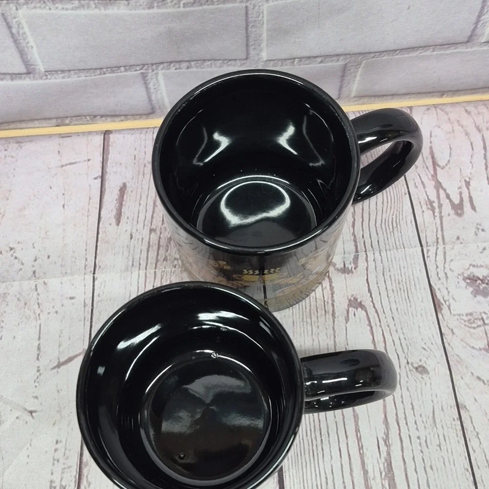 Set Of 2~ Kamora Imported Coffee Liqueur Aztec or Myan Mugs